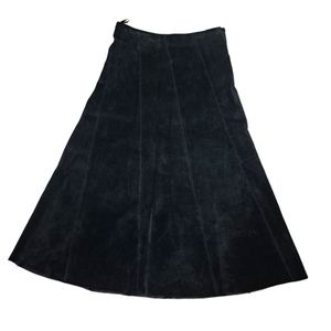 BLU'S Suede Long Skirt